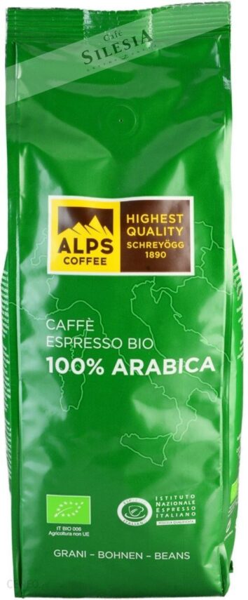 Alps Coffee Schreyögg Kawa Alps Coffee Bio 100% Arabica Ziarnista 500G