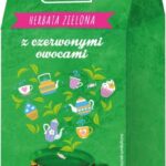 Astra Herbata zielona z suszu Astra z czerwonymi owocami 50g