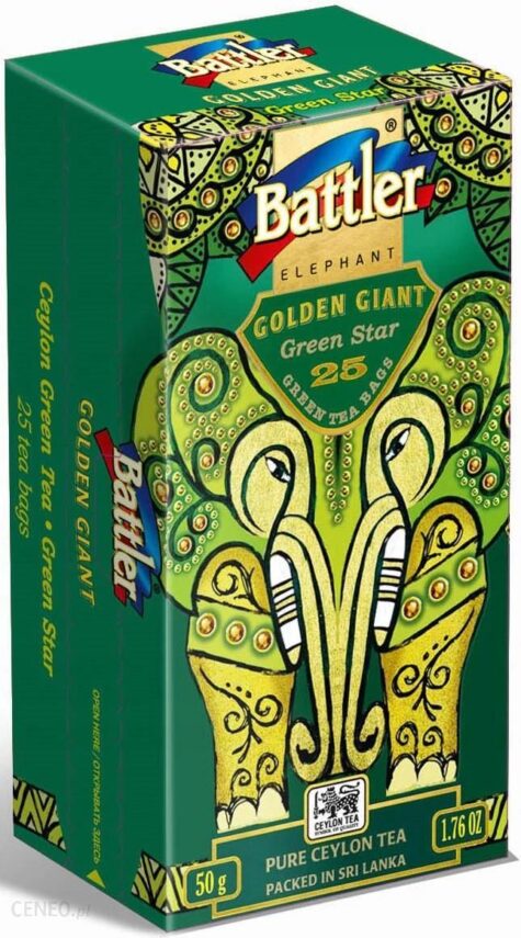 Battler herbata zielona Green Star 25 torebek