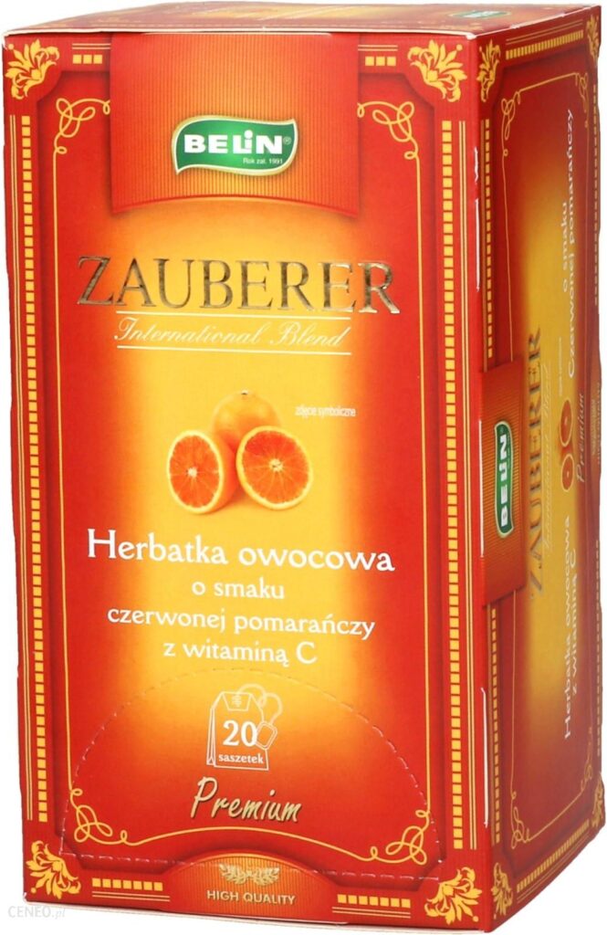 Belin Zauberer ekspresowa czerwona pomarańcza wit C 20 kopert