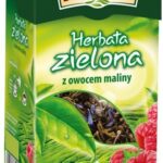 Bio-Active Herbata zielona z maliną 100g