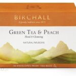 Birchall Green Tea & Peach zielona piramidka 20szt.
