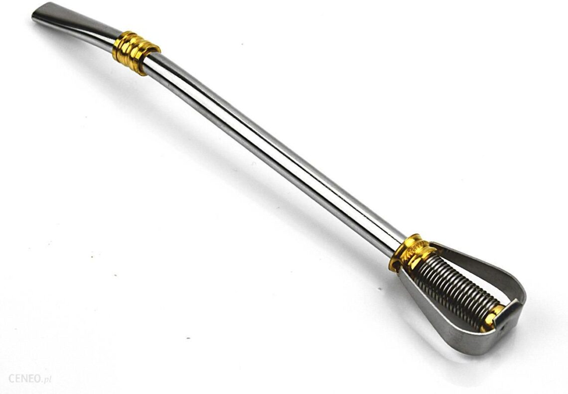 Bombilla Do Yerba Mate Estribo Inox Podwójny Filtr