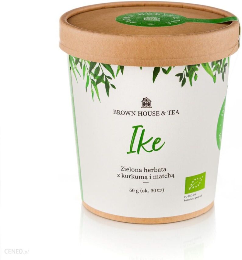 Brown House & Tea Zielona herbata z kurkumą Ike – 60g