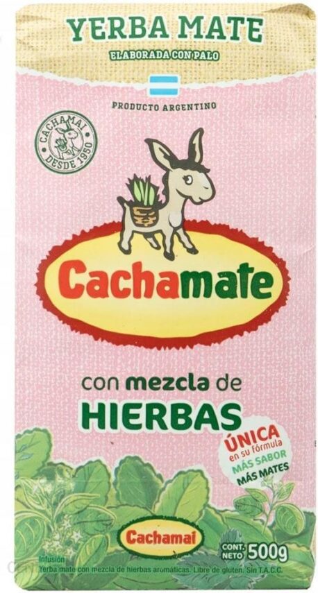 Cachamate Yerba Mate Mezcla de Hierbas 500g
