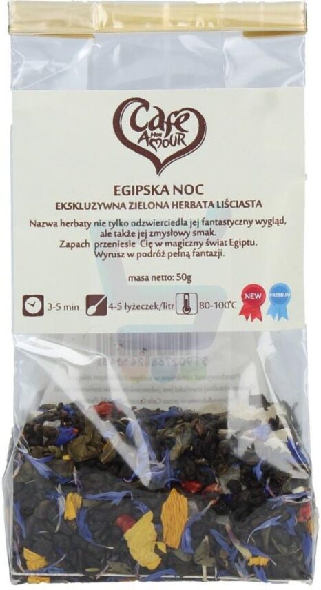 Cafe Creator Cafe Mon Amour Herbata Zielona Liściasta Egipska Noc 50G