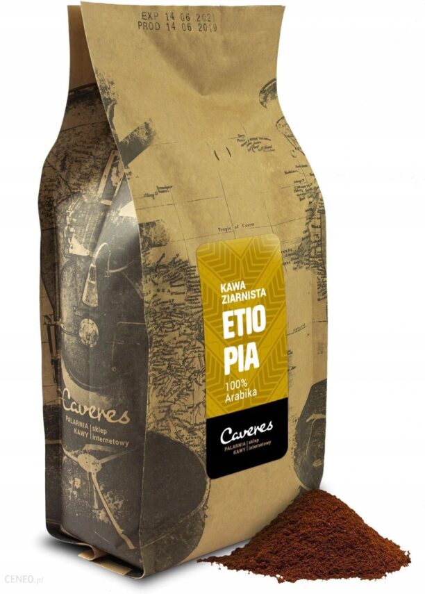 Caveres Kawa Mielona Etiopia 100% Arabika 250g