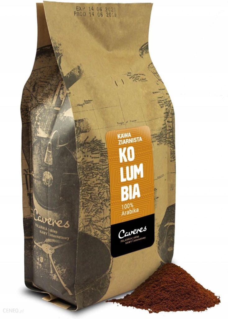 Caveres Kawa Mielona Kolumbia 100% Arabika 250g