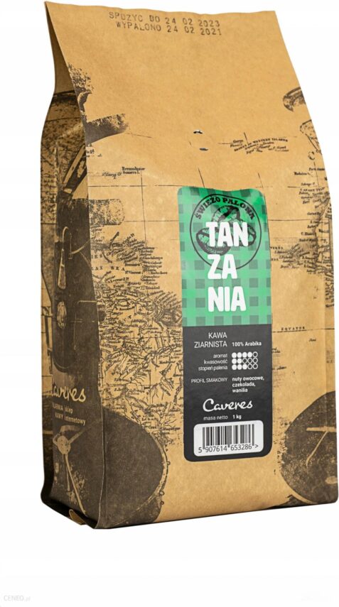 Caveres Kawa Ziarnista Tanzania Kilimanjaro 1Kg