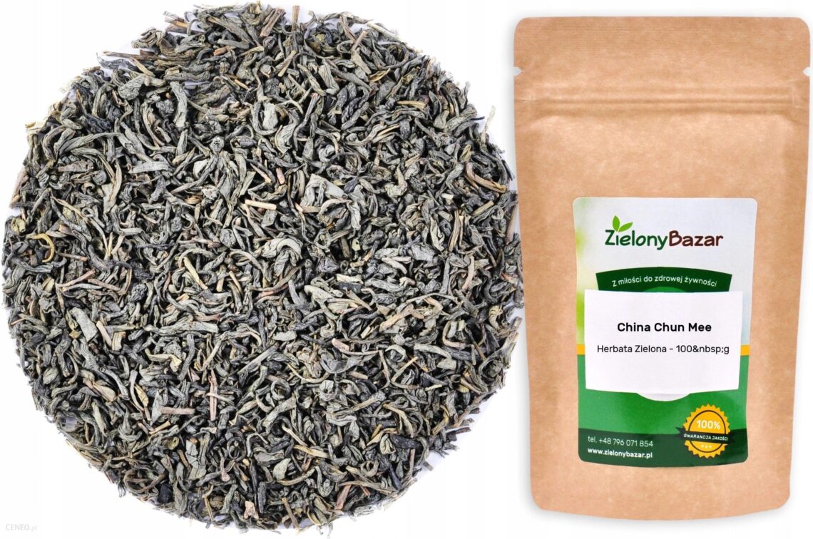 China Chun Mee Zielona Herbata 100g Polecam