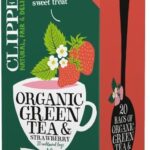 Clipper (Herbaty) HERBATA ZIELONA Z TRUSKAWKĄ FAIR TRADE BIO 40 g (2