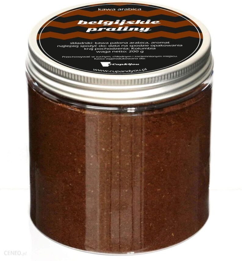Cup And You – Kawa Arabica mielona o smaku belgijskich pralin 200g