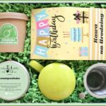 Cup&You Zestaw Na Urodziny Szampańska Zabawa. Herbata Zielona 130G O Smaku Truskawek W Szampanie, 10 Saszetek Z Kawą Mieloną 10szt.