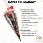 Czarna gwiazda (Pakowanie ozdobne, Rożek celofanowy 35g)