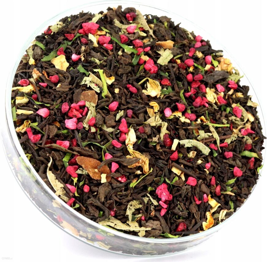 Czerwona Pu-erh Orzeźwiająca cytryna pomarańcz 50g