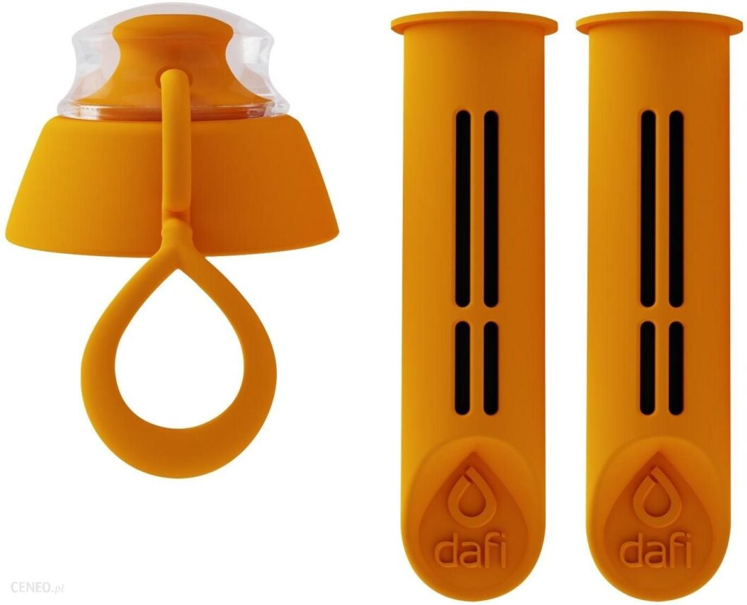 Dafi 2x2Pak Filtrów Do Butelki Z Zakrętką Mandarynkowy