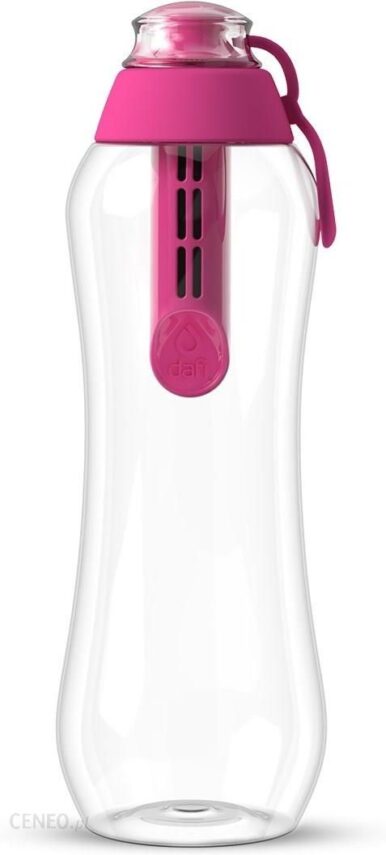 Dafi Butelka Filtrująca 0,5L Z 9 Filtrami Flamingowa