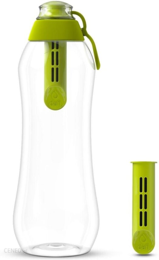 Dafi Butelka Filtrująca 0,7L Z 2 Filtrami Limonkowa
