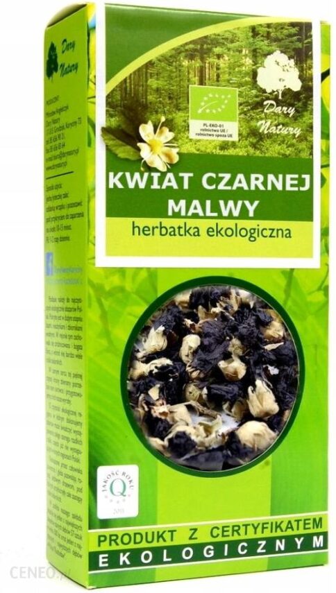 Dary Natury Herbatka z kwiatu malwy czarnej Bio 25g