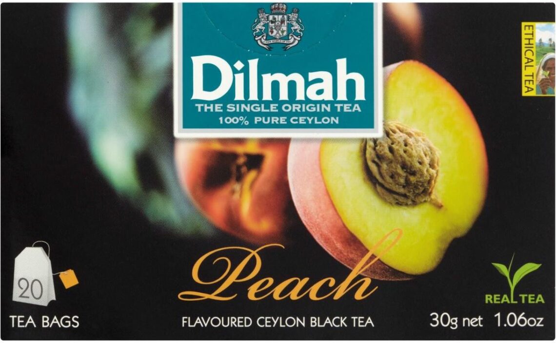 Dilmah czarna herbata aromat brzoskwini 20×1.5g