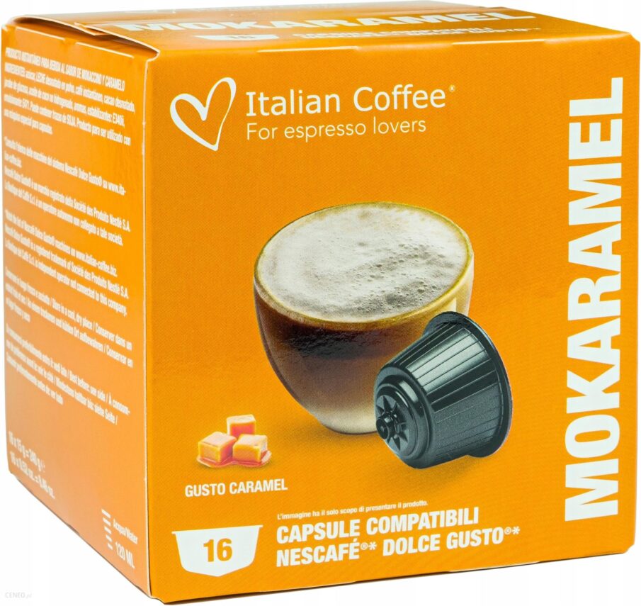 Dolce Gusto od Italian Mokaccino z karmelem x 16