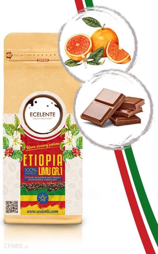 Ecelente Kawa Etiopia Limu Organiczna 1kg