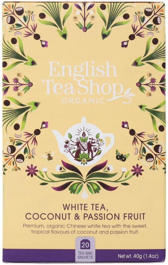 English Shop Ets White Tea Coconut & Passion Fruit 20 Saszetek