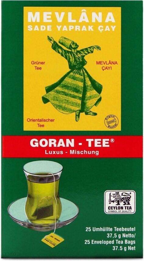 Goran Tee Herbata Zielona Ekspresowa Mevlana 25 Torebek