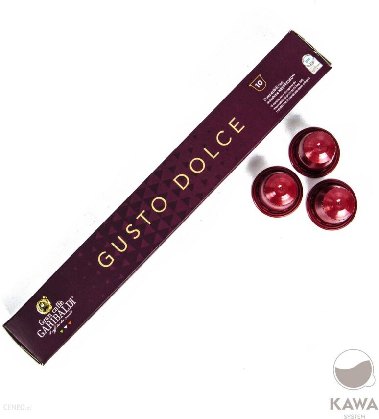 Gran Caffè Garibaldi Gusto Dolce Kompatybilne Z Nespresso 10 Kaps 50G