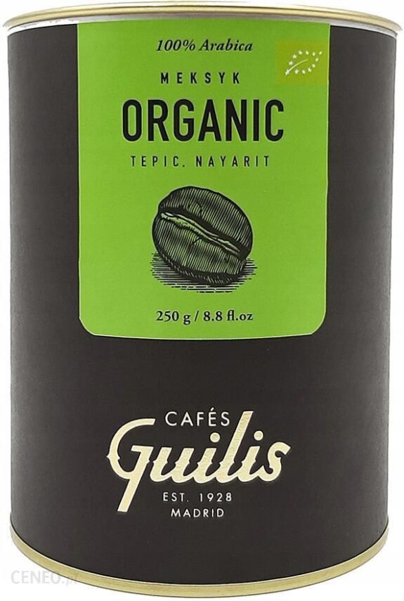 GUILIS MEKSYK Bio EKO Organic Premium Kawa ziarnista 100% Arabica 250g