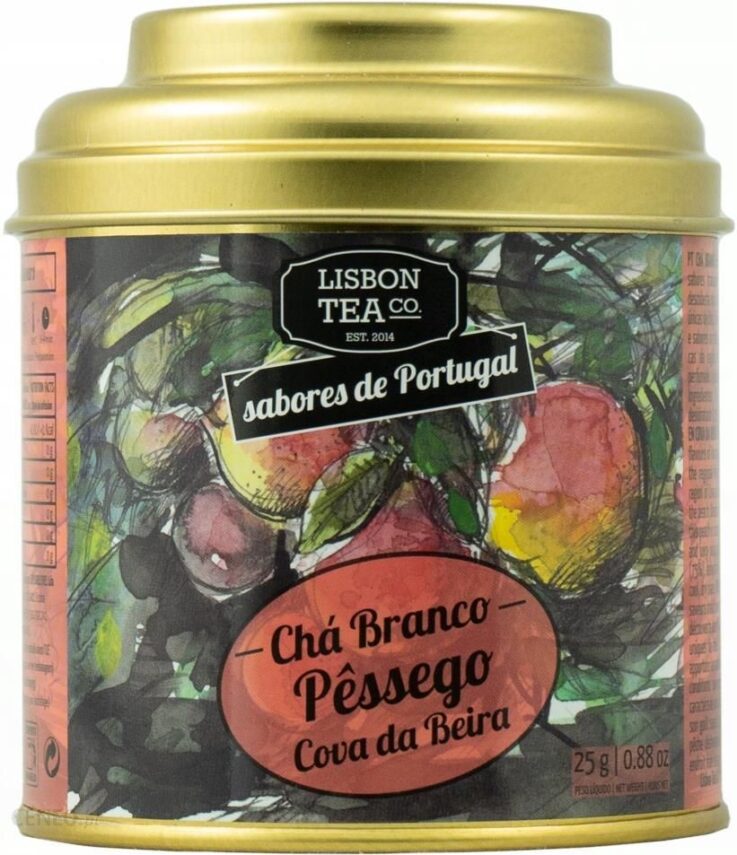 Herbata biała Lisbon Tea z brzoskwinią 25g