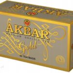 Herbata czarna Akbar Gold ekspresowa 50 torebek 10