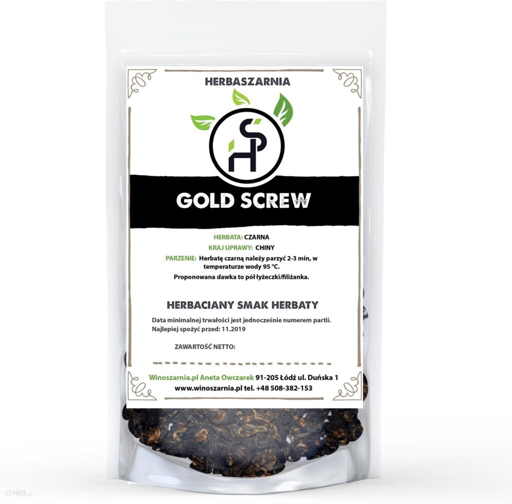 Herbata Czarna Gold Screw 100g