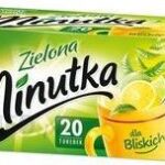Herbata Minutka Zielona Cytryna Limona 20 torebek
