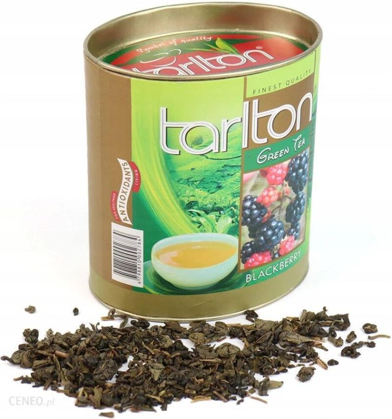 Herbata Zielona Blackberry (jeżyna) Tarlton 100g