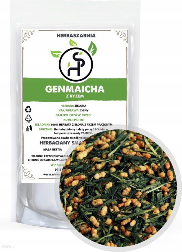 Herbata zielona Genmaicha z Prażonym Ryżem 1kg