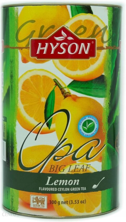 Herbata Zielona Hyson Lemon z pomarańczą i cytryną