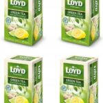 Herbata zielona z cytryną limonką imbirem Loyd x80