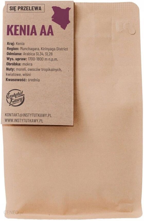 Instytut Kawy Kenia Aa Kawa Ziarnista 250G
