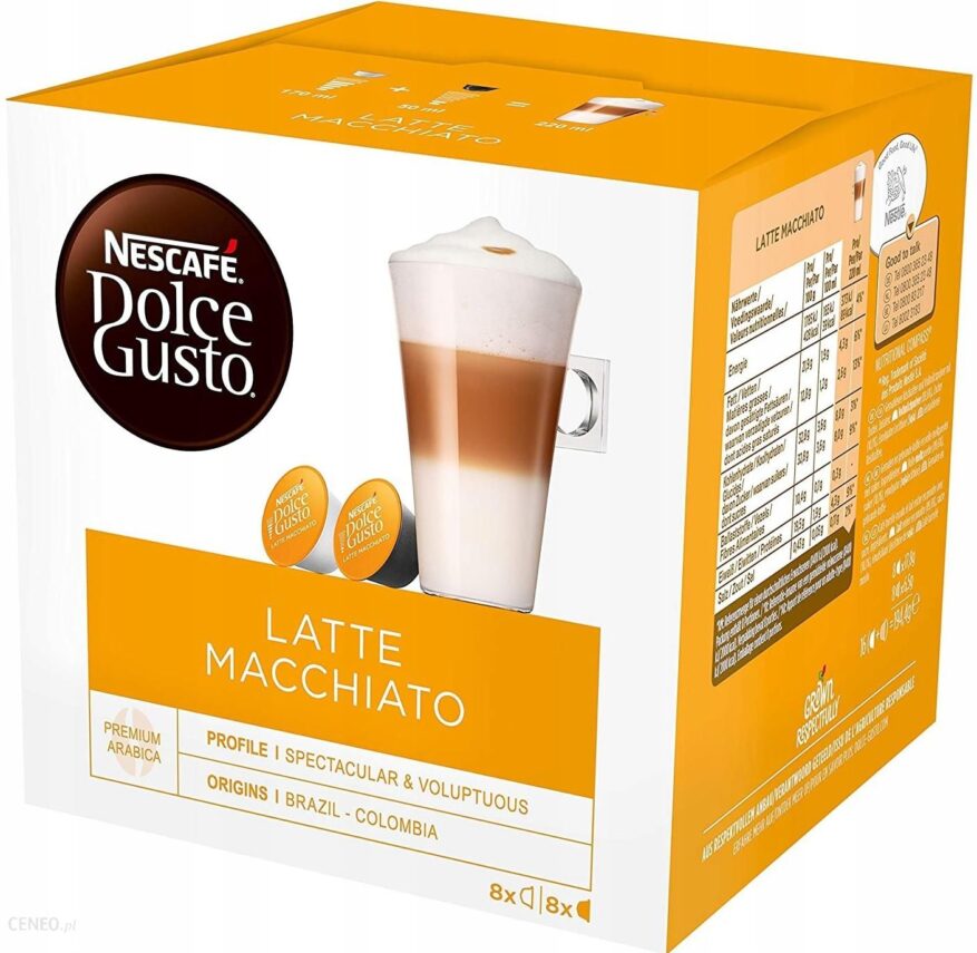 Kapsułki Nescafe Dolce Gusto Latte Macchiato 16szt