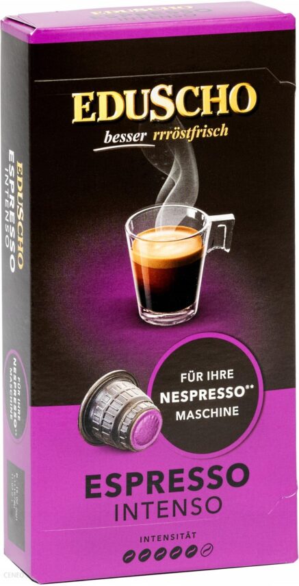 Kapsułki Nespresso Eduscho Espresso Intenso 10 kapsułek