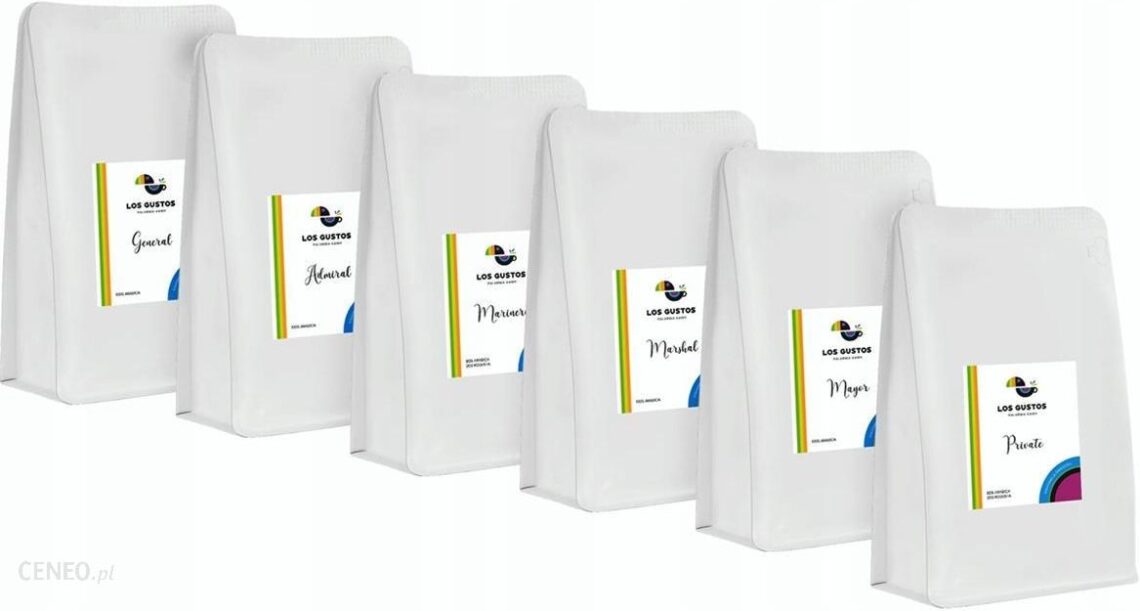 Kawa Palarnia Los Gustos Zestaw 6x250g Mieszanka