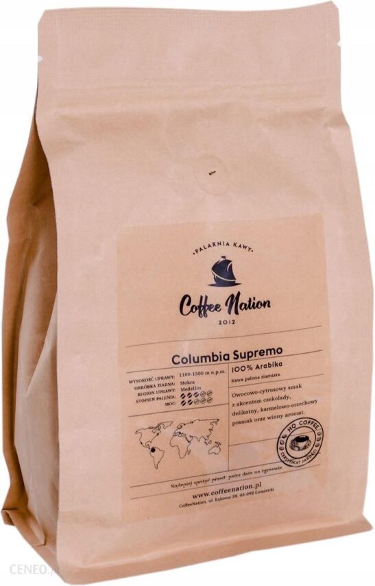 Kawa ziarnista Coffee Nation Columbia 500 g