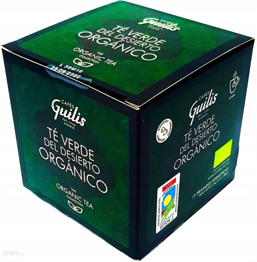Klasyczna Zielona Herbata Organic Cafes Guilis