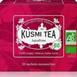 Kusmi Herbata owocowa bezkofeinowa Aqua Rosa 20 muślinowych torebek