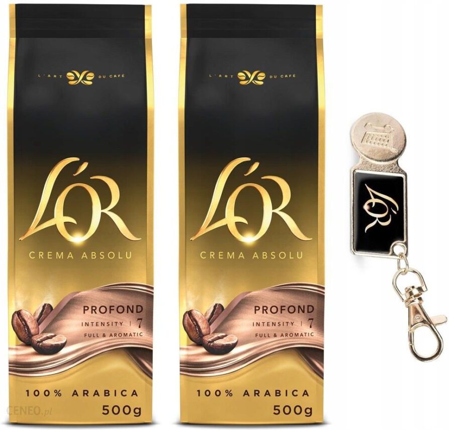 L’Or Kawa Ziarnista Crema Absolu Arabica 2x500g