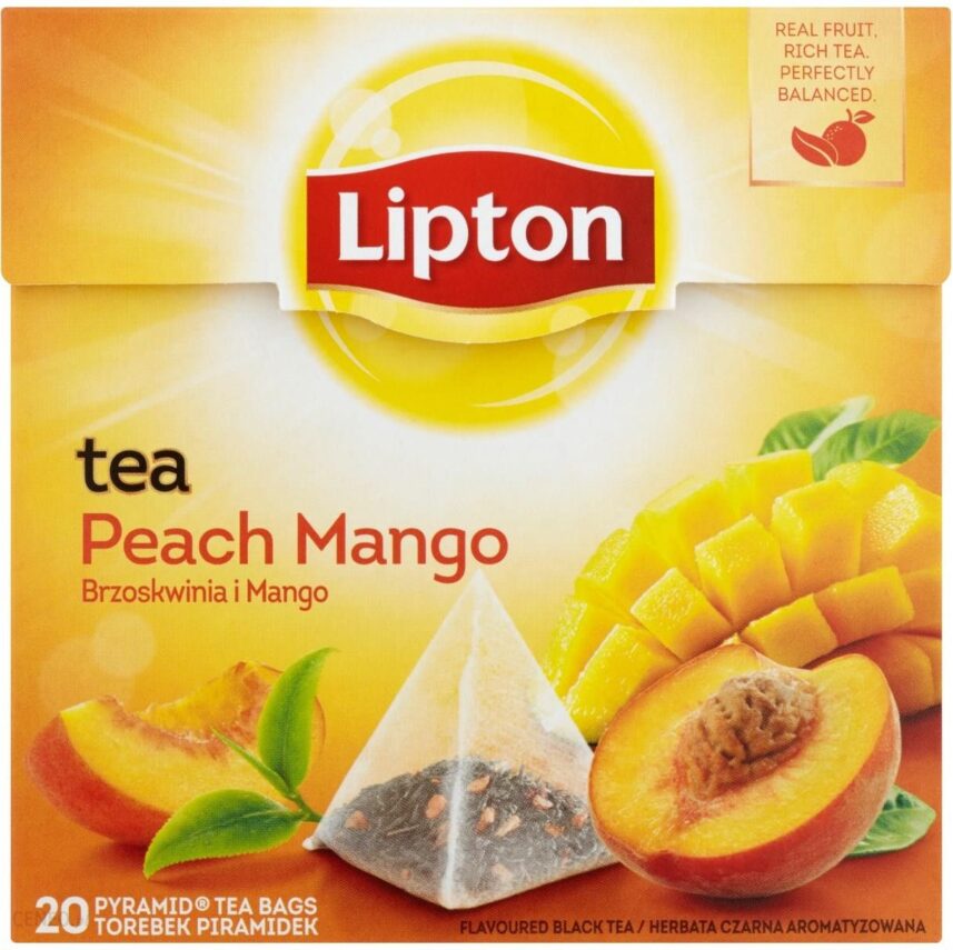 Lipton Brzoskwinia i mango 20×1,8g
