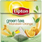 Lipton Green Tea Mandarynka Pomarańcza 20g