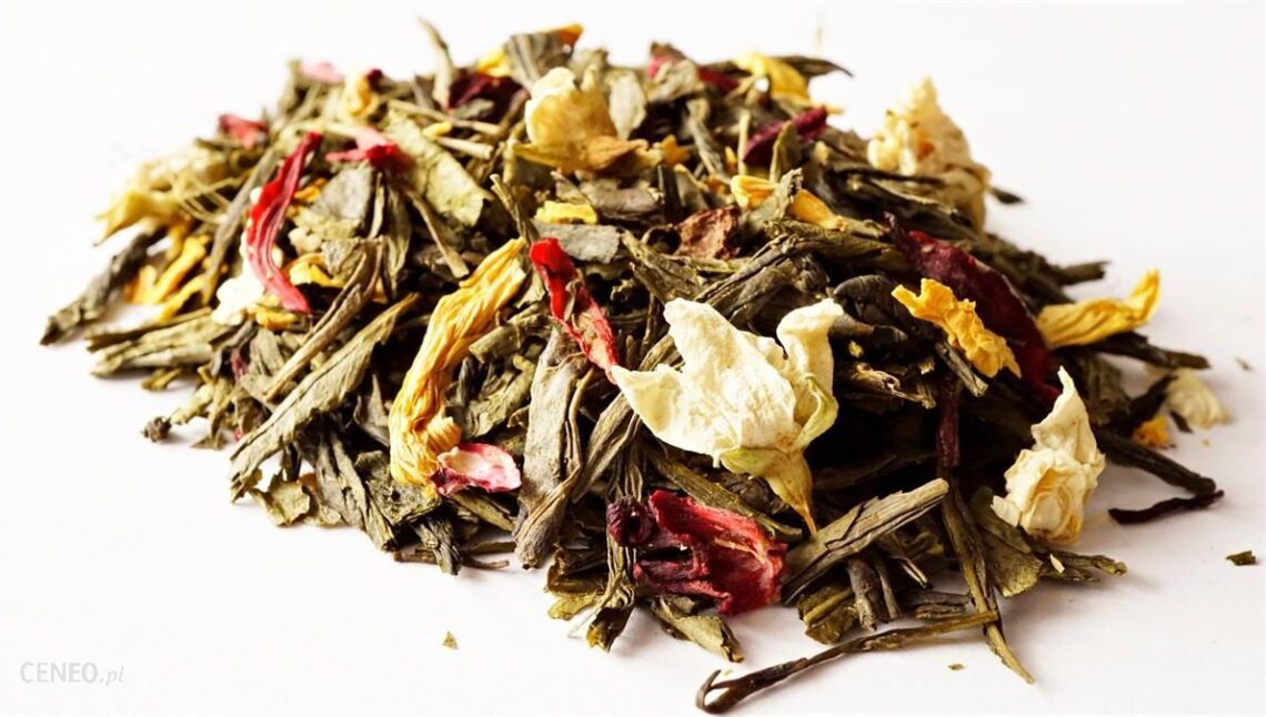 Mango-maracuja 100 g herbata zielona Sencha pyszna