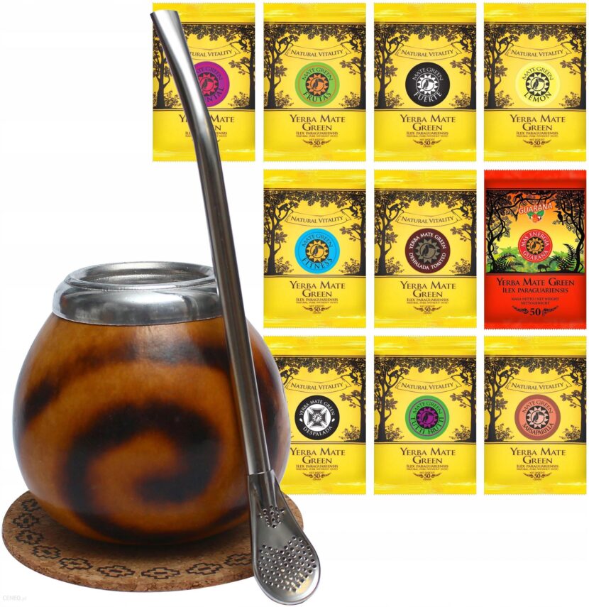 Mate Green Zestaw Yerba 10x50g 500g Tykwa Bombilla